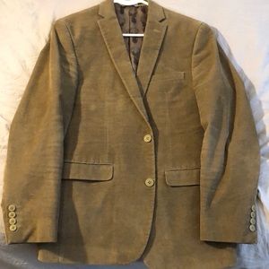 Tan Corduroy Blazer with Silk lining